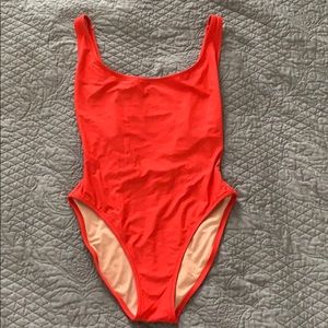 NWOT- JCrew Red One Piece Bathing Suit